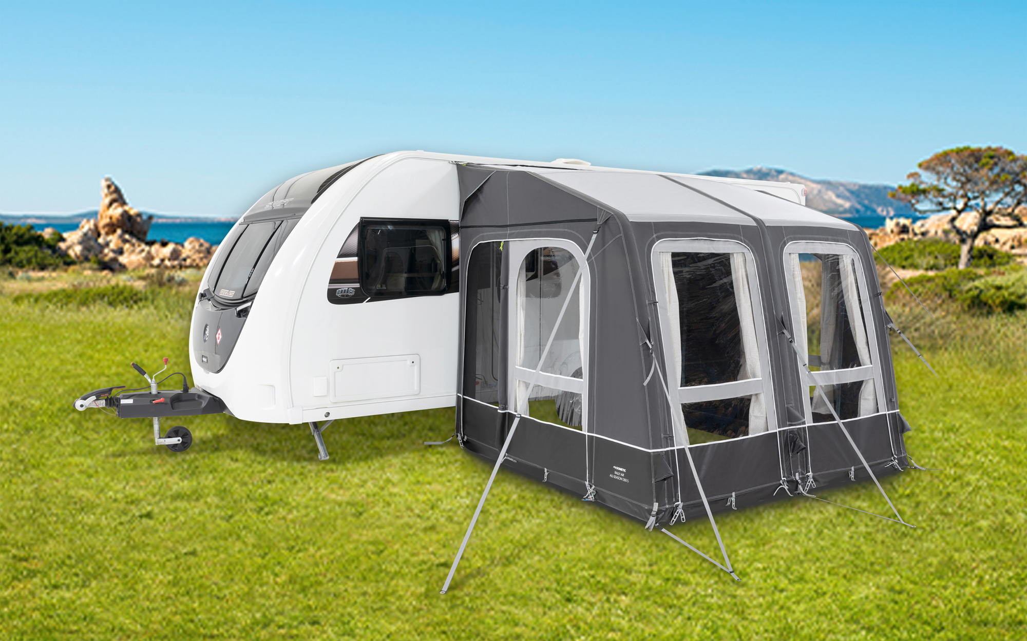 Canale A C Per Tende Da Campeggio - 6 Pezzi Da 60 Cm, Totale 3.6 M, Per Camper VW T4 T5 T6 - Foto 3