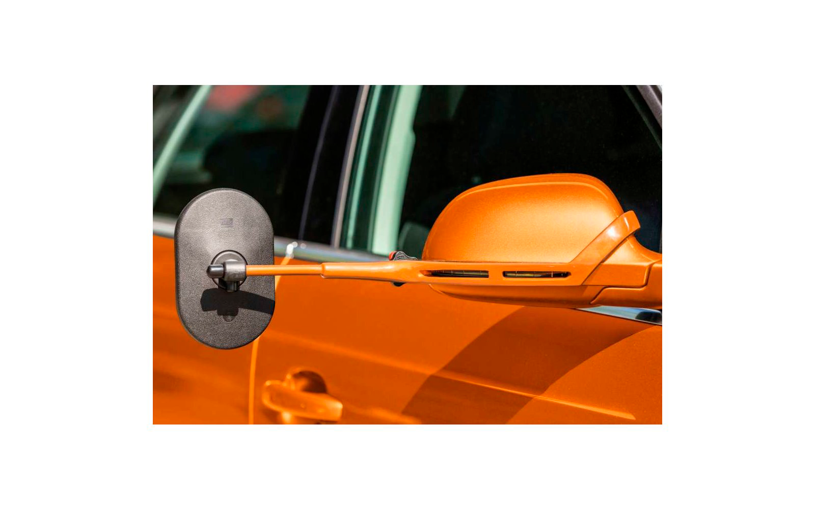 Set 2 Specchietti Retrovisori Per Roulotte Universali – Angolo 360°, Asta In Metallo, Vetro HD 17,5x12 Cm