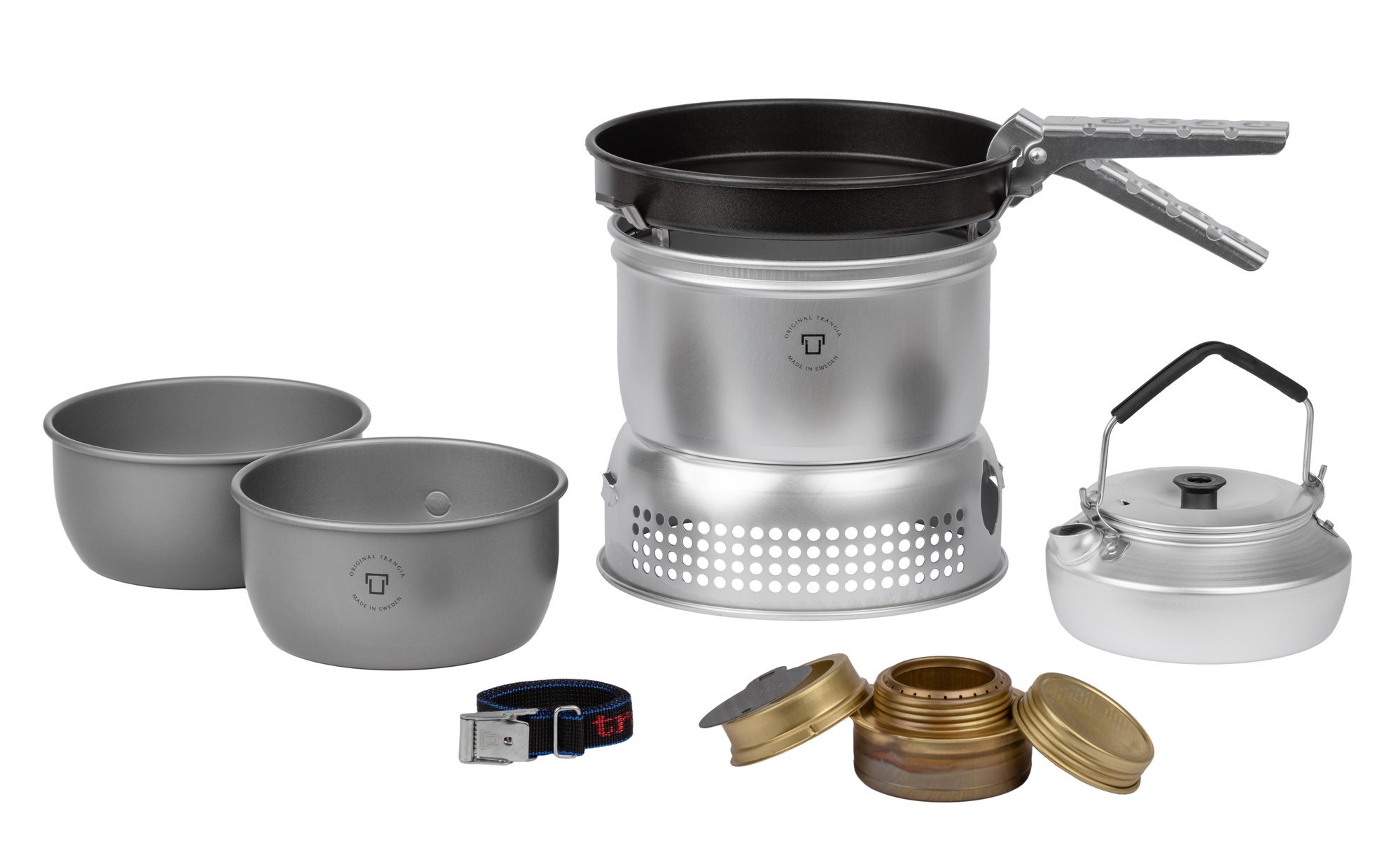 Trangia Pentolame Per Esterni In Alluminio Anodizzato Duro - Set 27, 1L - Leggero E Antiaderente